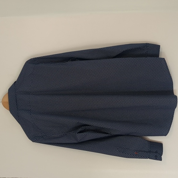 NWOT Modern Ambition Shirt Mens Large Button Long Sleeve Business  Blue Preppy - Picture 3 of 9